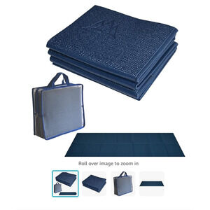 "Khataland YoFoMat - Ultra Thick Best Foldable Yoga Mat with Travel Bag, "